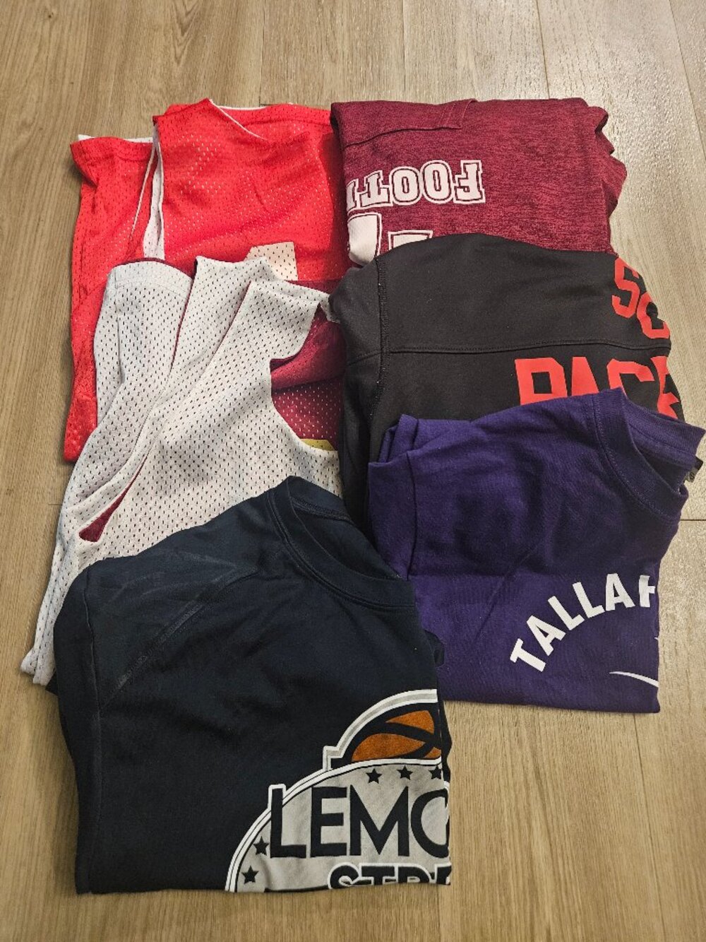 AAU Travel Practice Football and Basketball Athletic Wear 6pc BUNDLE